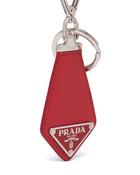 Prada Leather Keychain for sale 